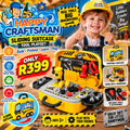🔧🧰 Happy Craftsman Sliding Suitcase Tool Playset