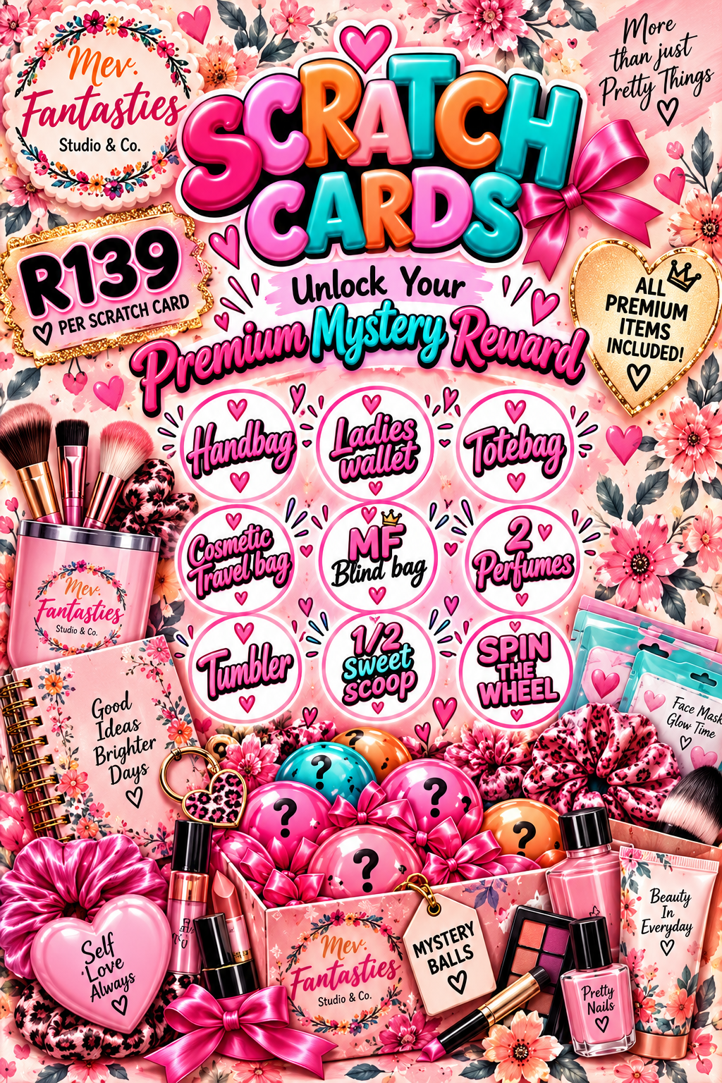 💖 Premium Mystery Scratch Cards – R139