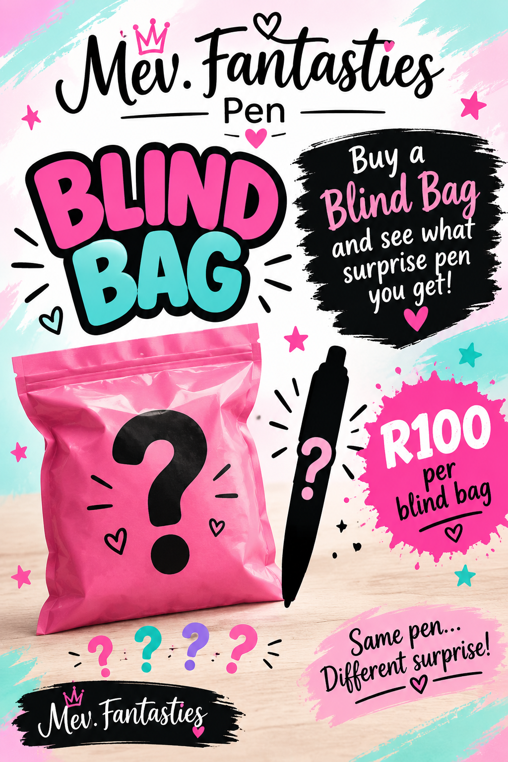 🎁 Mev.Fantasties Pen Blind Bag – R100 🎁