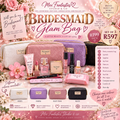 💍 Bridesmaid Glam Bag – Set of 3