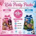 🎉 Kids Themed Party Packs – Only R59.00 Each! 🎉